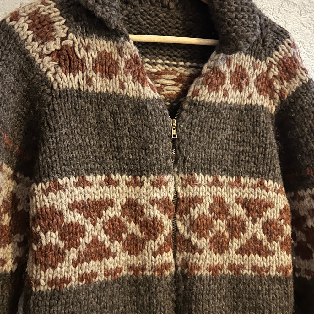 Vintage Cowichan Handmade Wool 60s